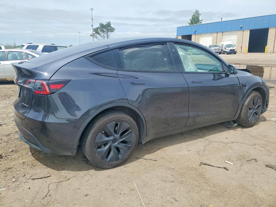 2025 Tesla VIN 7SAYGAEE8SF286759 COPART salvage auction — FRONT END, Mi - Certificate Of Title, sold $13,200 on 2026-07-17 (photo 3)