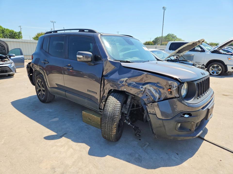 2018 Jeep Renegade VIN ZACCJABB8JPH46142 COPART salvage auction — FRONT END, Tx - Salvage Vehicle Title, sold $1,200 on 2026-07-02 (photo 4)