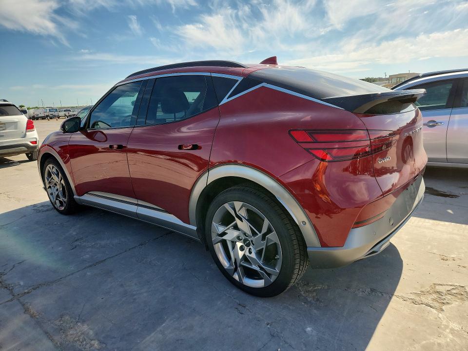2023 Genesis Gv60 VIN KMUKEDTBXPU015412 COPART salvage auction — SIDE, Tx - Salvage Vehicle Title, sold $12,800 on 2026-07-09 (photo 2)