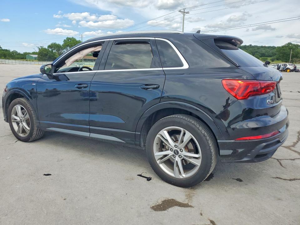 2022 Audi Q3 VIN WA1DECF38N1028291 COPART salvage auction — SIDE, Tn - Salvage Certificate, sold $7,500 on 2026-07-20 (photo 2)