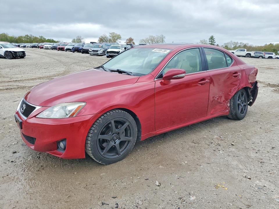 2012 Lexus Is VIN JTHBF5C27C5173182 COPART salvage auction — SIDE, Ma - Cert Of Title-Reconstrctd Coll, sold $1,050 on 2026-07-29 (photo 1)