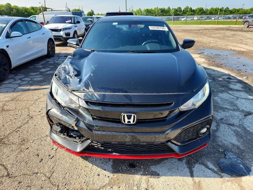 2017 Honda Civic VIN SHHFK7H79HU200949 COPART salvage auction — FRONT END, In - Certificate Of Title, sold $6,800 on 2026-07-10 (photo 5)