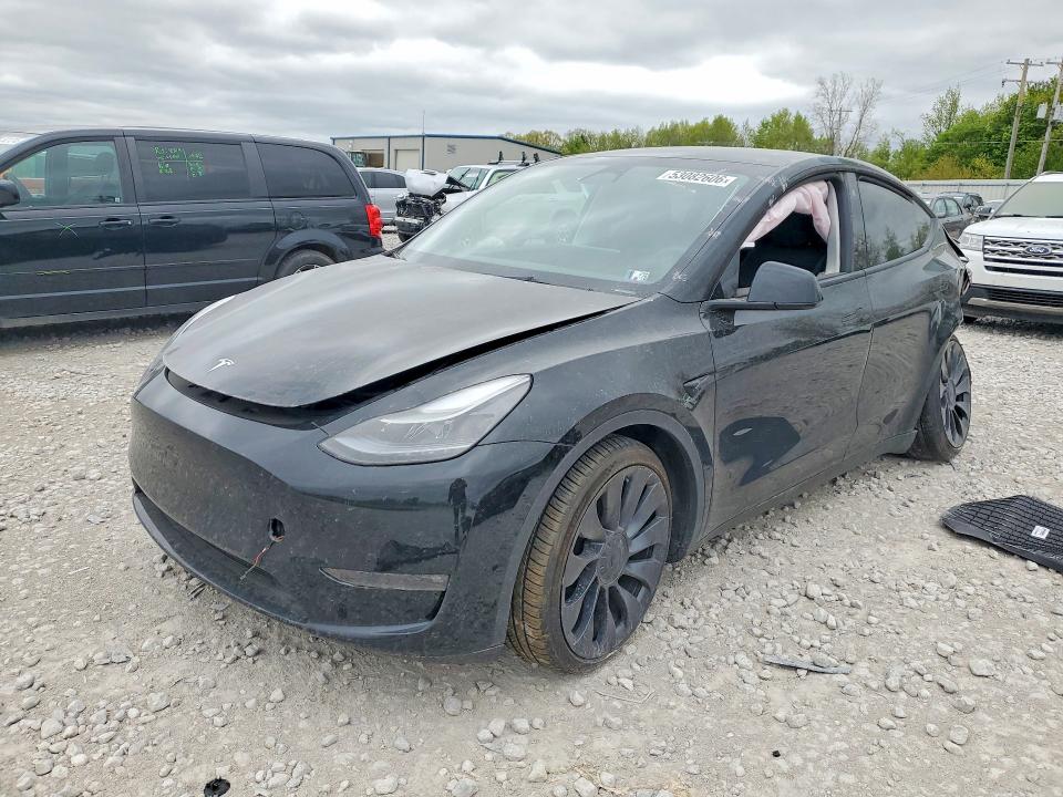 2023 Tesla Model y VIN 7SAYGDEF8PF782095 COPART salvage auction — REAR END, Pa - Certificate Of Salvage, sold $10,200 on 2026-07-02 (photo 1)