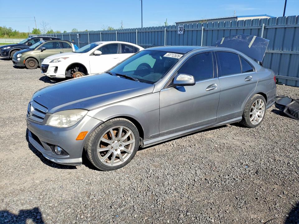 2008 Mercedes-benz C class VIN WDDGF85X68F150808 COPART salvage auction — REAR END, ON - PERMIT SALVAGE, sold $250 on 2026-07-28 (photo 1)