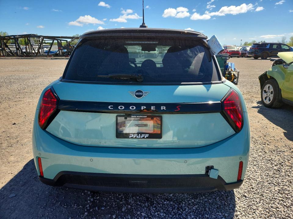 2025 Mini Cooper VIN WMW23GD01S2X34167 COPART salvage auction — FRONT END, On - Permit No Brand - Unfit, sold $14,500 on 2026-07-16 (photo 6)