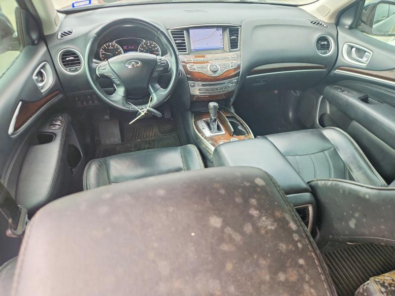 2015 Infiniti Qx60 VIN 5N1AL0MMXFC507385 COPART salvage auction — WATER/FLOOD, Tx - Salvage Title-Flood Damage, sold $925 on 2026-07-02 (photo 8)