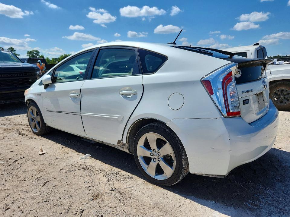 2013 Toyota Prius VIN JTDKN3DU3D1648036 COPART salvage auction — FRONT END, Tx - Salvage Vehicle Title, sold $3,400 on 2026-07-10 (photo 2)