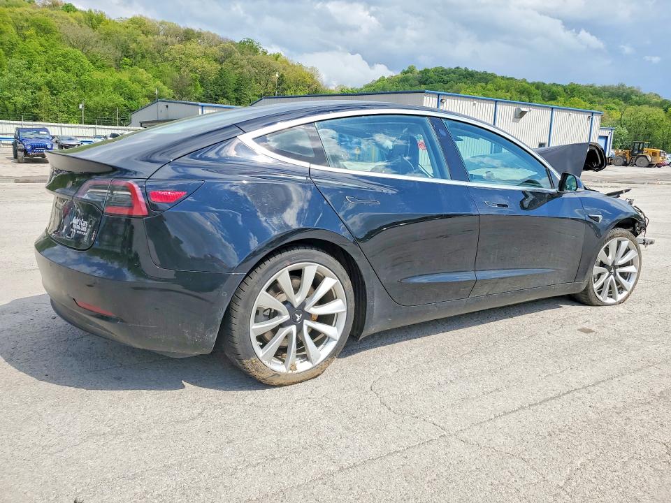 2018 Tesla Model 3 VIN 5YJ3E1EB4JF184859 COPART salvage auction — FRONT END, Pa - Certificate Of Salvage, sold $1,200 on 2026-07-23 (photo 3)