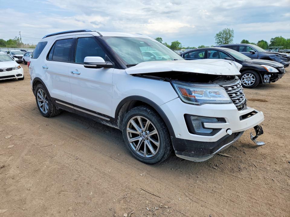 2017 Ford Explorer VIN 1FM5K8F88HGB88910 COPART salvage auction — FRONT END, OH - CERT OF TITLE-SALVAGE, sold $1,500 on 2026-07-02 (photo 4)
