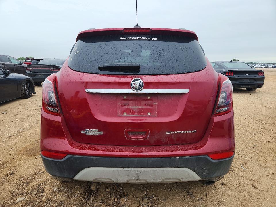 2020 Buick Encore VIN KL4CJASB6LB017399 COPART salvage auction — NORMAL WEAR, Tx - Cert Of Title-Rebuilt Salvage, sold $1,350 on 2026-07-27 (photo 6)