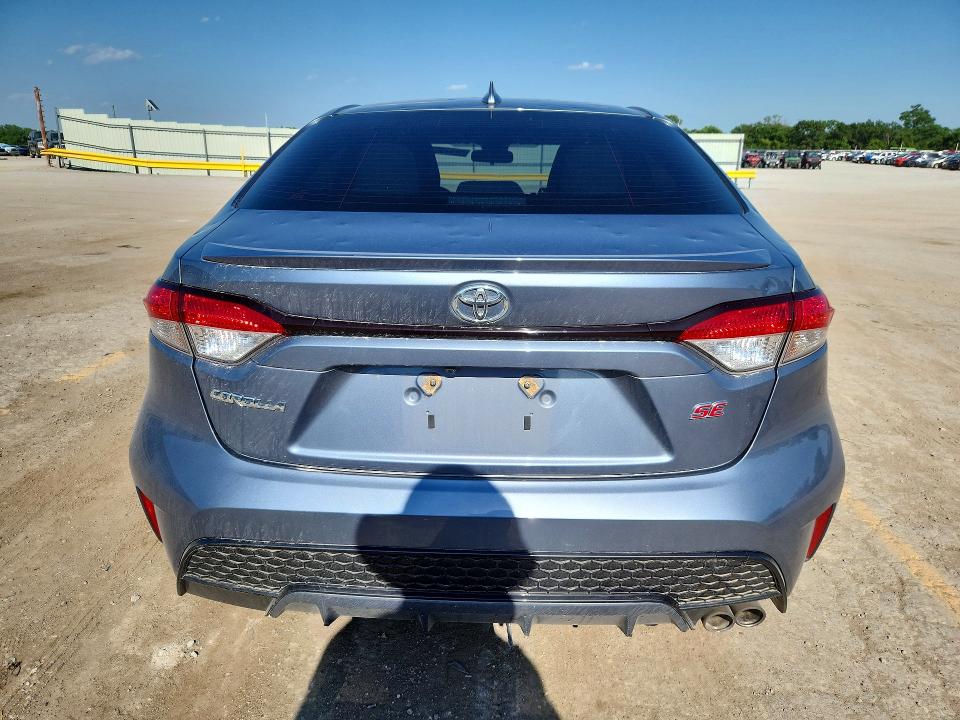 2021 Toyota Corolla VIN JTDS4MCE5MJ075031 COPART salvage auction — HAIL, Ks - Cert Of Title-Salvage, sold $5,700 on 2026-07-15 (photo 6)