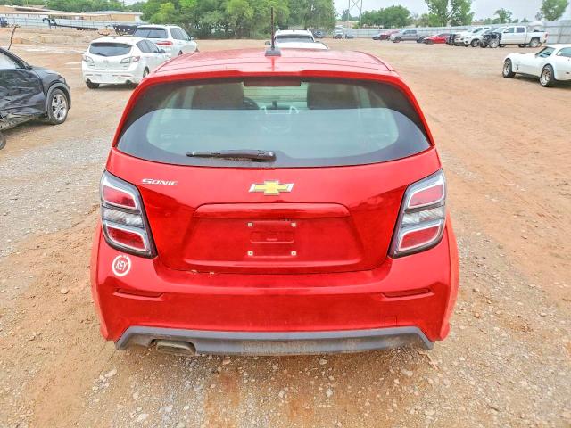 2018 Chevrolet Sonic VIN 1G1JG6SH0J4116453 COPART salvage auction — Front End, OK - CERT OF TITLE-REPOSSESSION, sold $375 on 2026-07-09 (photo 6)