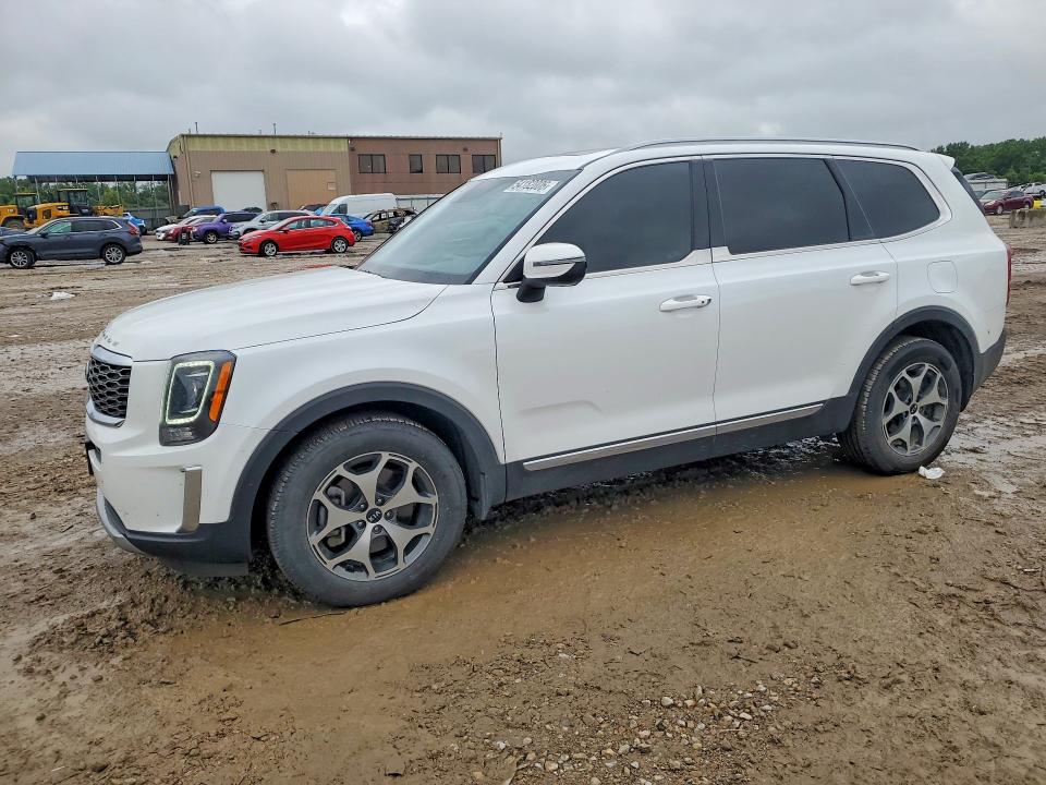 2020 Kia Telluride VIN 5XYP3DHC8LG076950 COPART salvage auction — HAIL, Ks - Cert Of Title-Salvage, sold $100 on 2026-07-21 (photo 1)