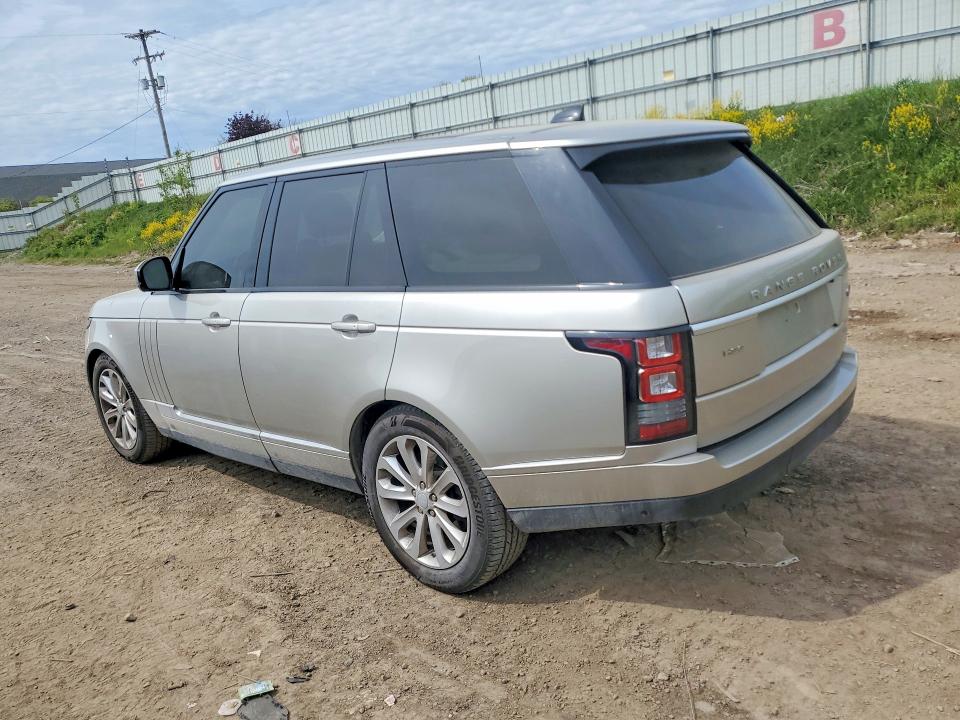 2017 Land rover RANGE ROVER VIN SALGS2FV2HA357461 COPART salvage auction — WATER/FLOOD, Mi - Cert Of Title-Flood Vehicle, sold $8,400 on 2026-07-22 (photo 2)