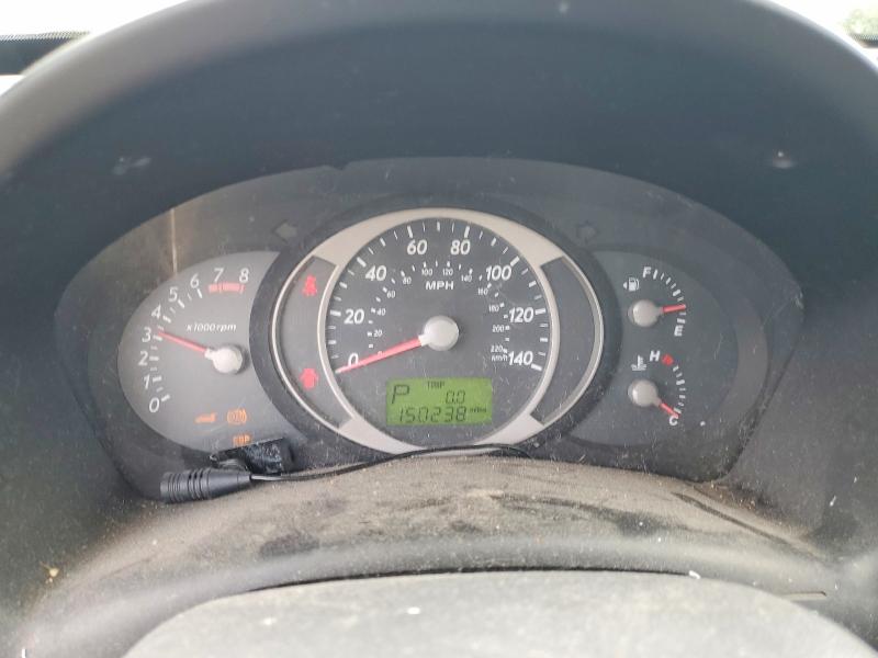 2005 Hyundai Tucson VIN KM8JN12D15U118906 COPART salvage auction — REAR END, Nc - Salvage Certificate Of Title, sold $375 on 2026-07-15 (photo 9)