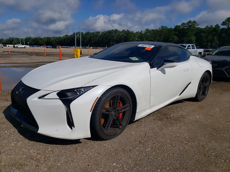 2022 Lexus Lc VIN JTHLP5AY0NA105731 COPART salvage auction — WATER/FLOOD, La - Cert Of Title-Salvage Flood (P), sold $21,200 on 2026-07-31 (photo 1)