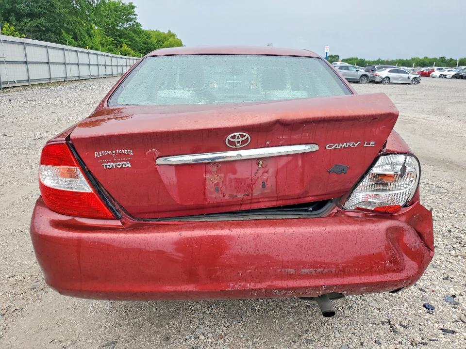 2004 Toyota Camry VIN JTDBE32K340299130 COPART salvage auction — REAR END, AR - CERT OF TITLE-SALVAGE, sold $375 on 2026-07-27 (photo 6)