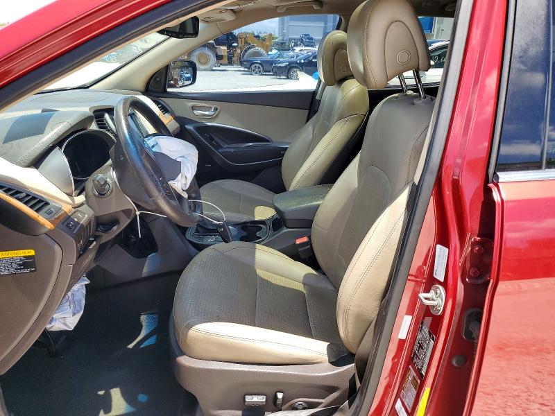 2013 Hyundai Santa fe VIN 5XYZW3LA9DG066669 COPART salvage auction — FRONT END, Fl - Cert Of Title Slvg Rebuildable, sold $1,850 on 2026-07-31 (photo 7)