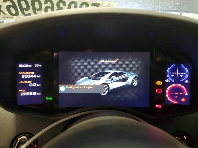 2016 Mclaren 570s VIN SBM13DAA7GW000196 COPART salvage auction — REAR END, Tx - Salvage Vehicle Title, sold $60,500 on 2026-07-30 (photo 9)