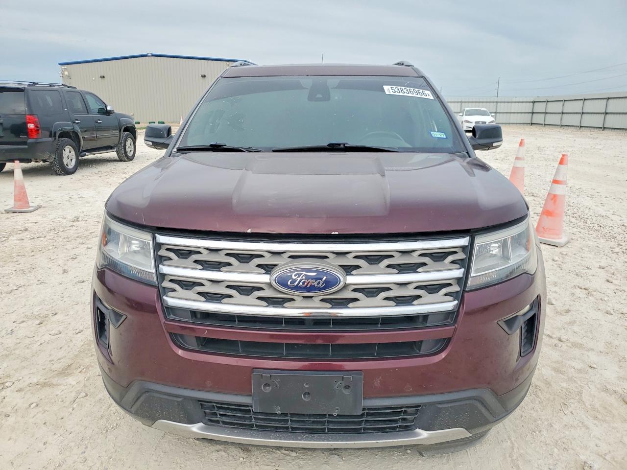 2018 Ford Explorer VIN 1FM5K7DH3JGA80777 COPART salvage auction — Front End, TX - CERTIFICATE OF TITLE, sold $4,200 on 2026-07-09 (photo 5)