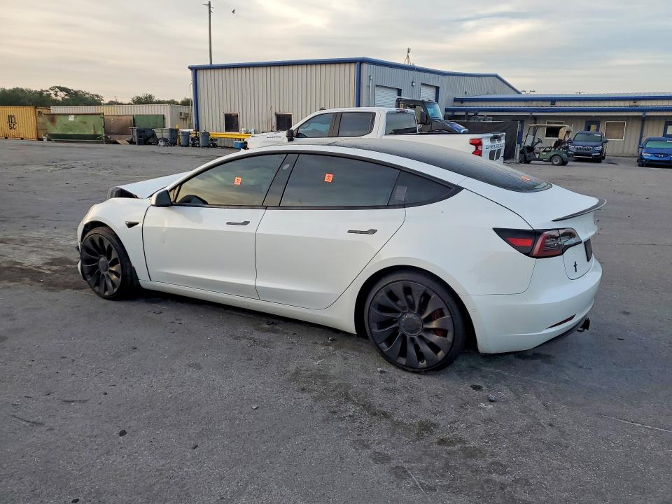 2021 Tesla Model 3 VIN 5YJ3E1EC6MF044809 COPART salvage auction — FRONT END, Fl - Certificate Of Destruction, sold $3,700 on 2026-07-23 (photo 2)