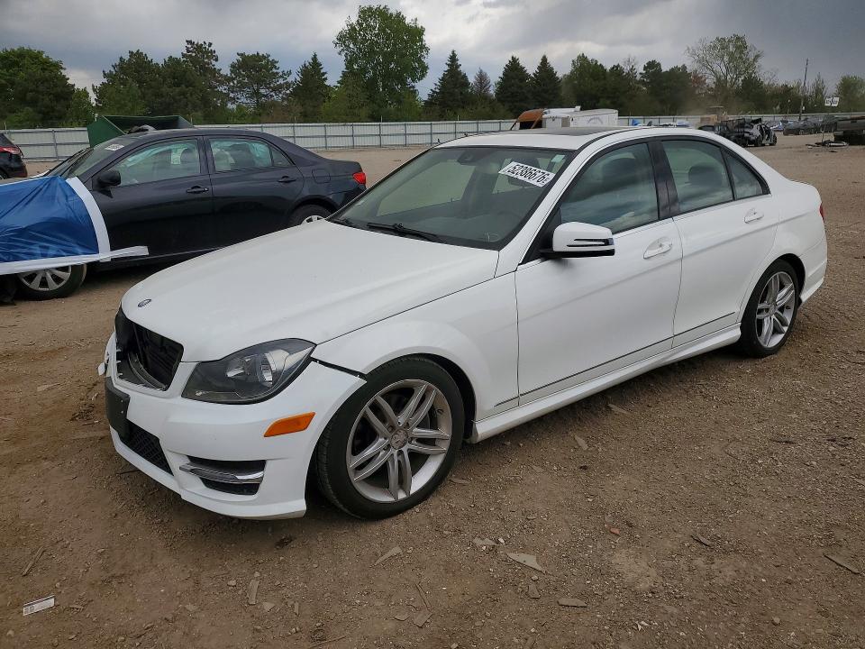 2013 Mercedes-benz VIN WDDGF4HBXDA752286 COPART salvage auction — FRONT END, Il - Salvage Certificate, sold $2,150 on 2026-07-28 (photo 1)