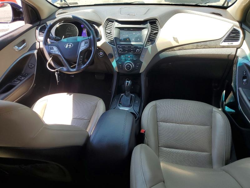 2017 Hyundai Santa fe VIN 5XYZUDLB7HG484609 COPART salvage auction — FRONT END, Pa - Certificate Of Salvage, sold $2,250 on 2026-07-28 (photo 8)