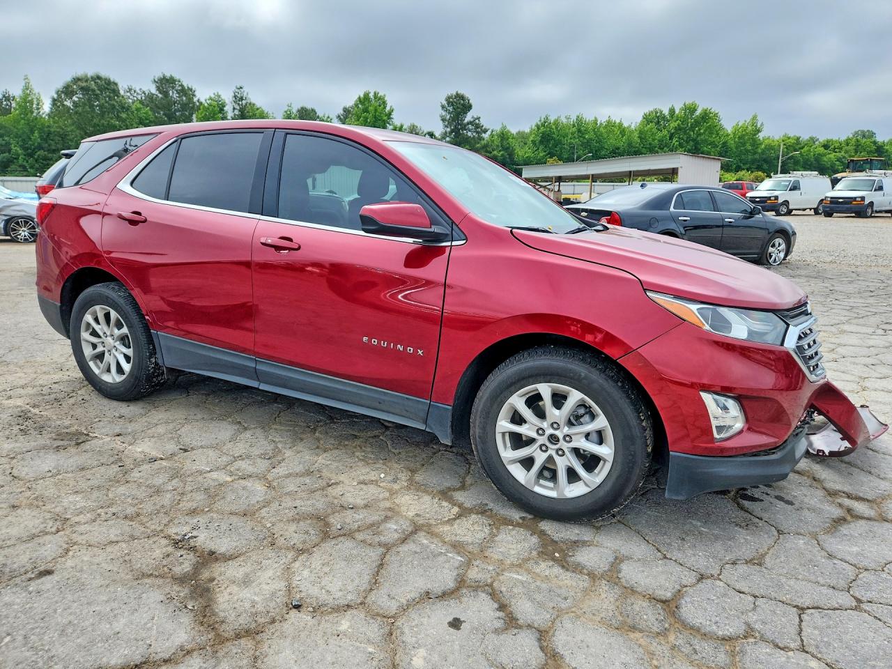 2020 Chevrolet Equinox VIN 3GNAXKEV9LS531573 COPART salvage auction — Front End, TN - SALVAGE CERTIFICATE, sold $925 on 2026-07-09 (photo 4)