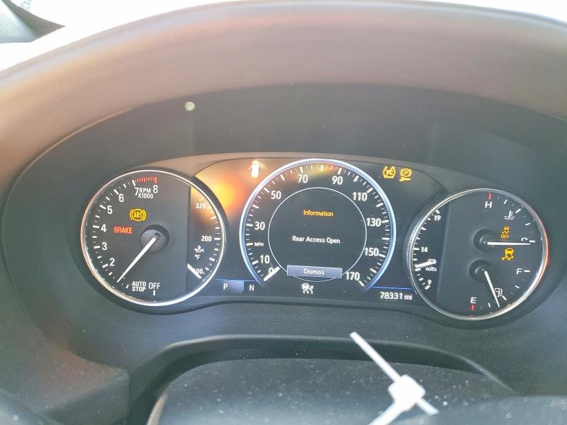 2022 Buick Enclave VIN 5GAEVCKW9NJ126838 COPART salvage auction — REAR END, Co - Public - Salvage Title, sold $7,100 on 2026-07-23 (photo 9)