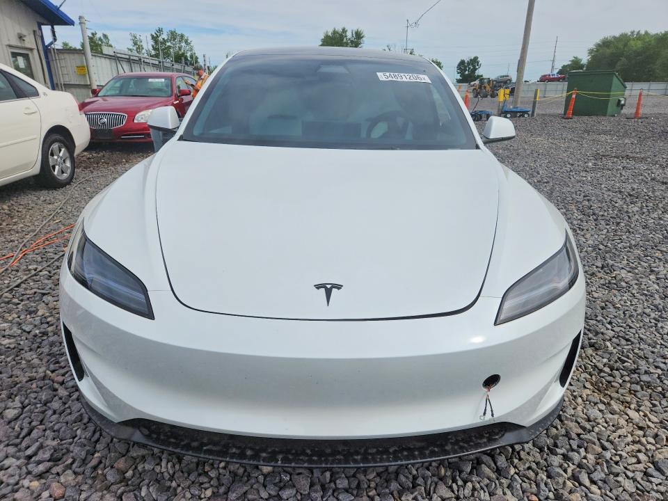 2025 Tesla Model 3 VIN 5YJ3E1ET6SF057637 COPART salvage auction — REAR END, Il - Salvage Certificate, sold $13,600 on 2026-07-20 (photo 5)