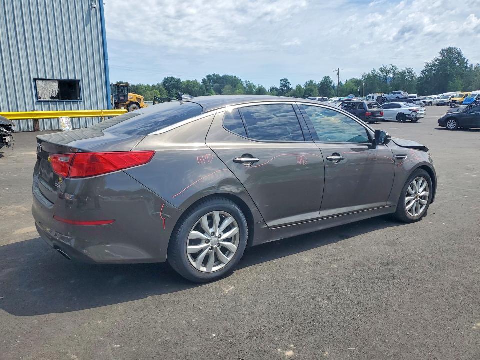 2014 Kia Optima VIN 5XXGN4A74EG305994 COPART salvage auction — FRONT END, Or - Salvage Title Certificate, sold $850 on 2026-07-27 (photo 3)