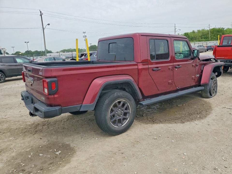 2021 Jeep Gladiator VIN 1C6HJTFG4ML602773 COPART salvage auction — FRONT END, In - Cert Of Title-Salvage Title, sold $12,800 on 2026-07-28 (photo 3)