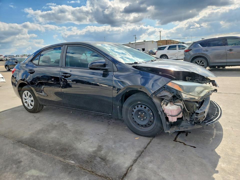 2015 Toyota Corolla VIN 5YFBURHE8FP208708 COPART salvage auction — FRONT END, Tx - Salvage Vehicle Title, sold $2,550 on 2026-07-20 (photo 4)