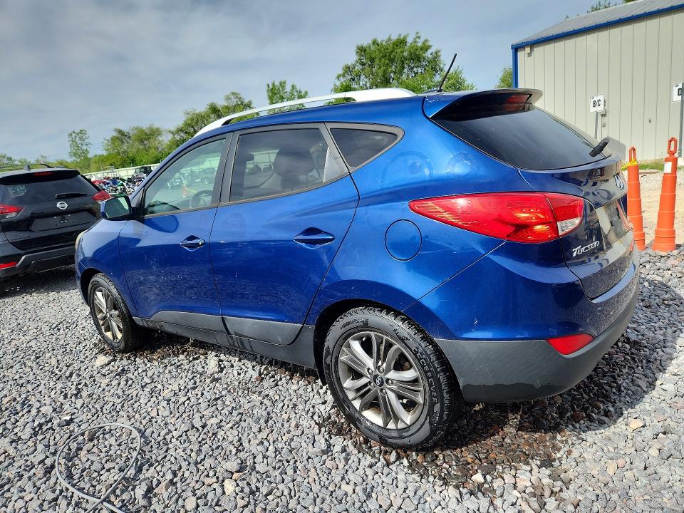 2014 Hyundai Tucson VIN KM8JU3AG3EU923137 COPART salvage auction — FRONT END, Il - Salvage Certificate, sold $925 on 2026-07-20 (photo 2)