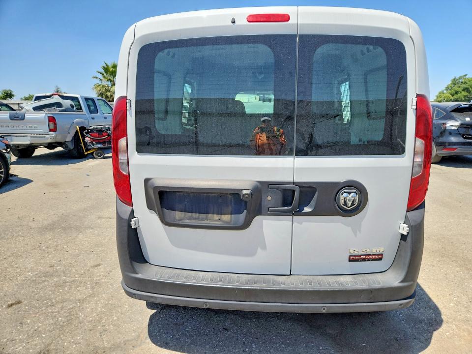 2021 Ram Promaster city VIN ZFBHRFAB2M6V39933 COPART salvage auction — FRONT END, Ca - Salvage Certificate, sold $2,100 on 2026-07-15 (photo 6)