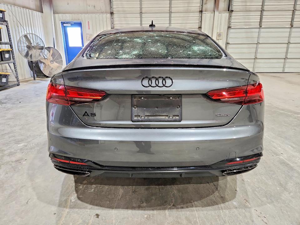 2023 Audi A5 VIN WAUEACF50PA040054 COPART salvage auction — HAIL, Ok - Cert Of Title-Salvage, sold $22,200 on 2026-07-15 (photo 6)