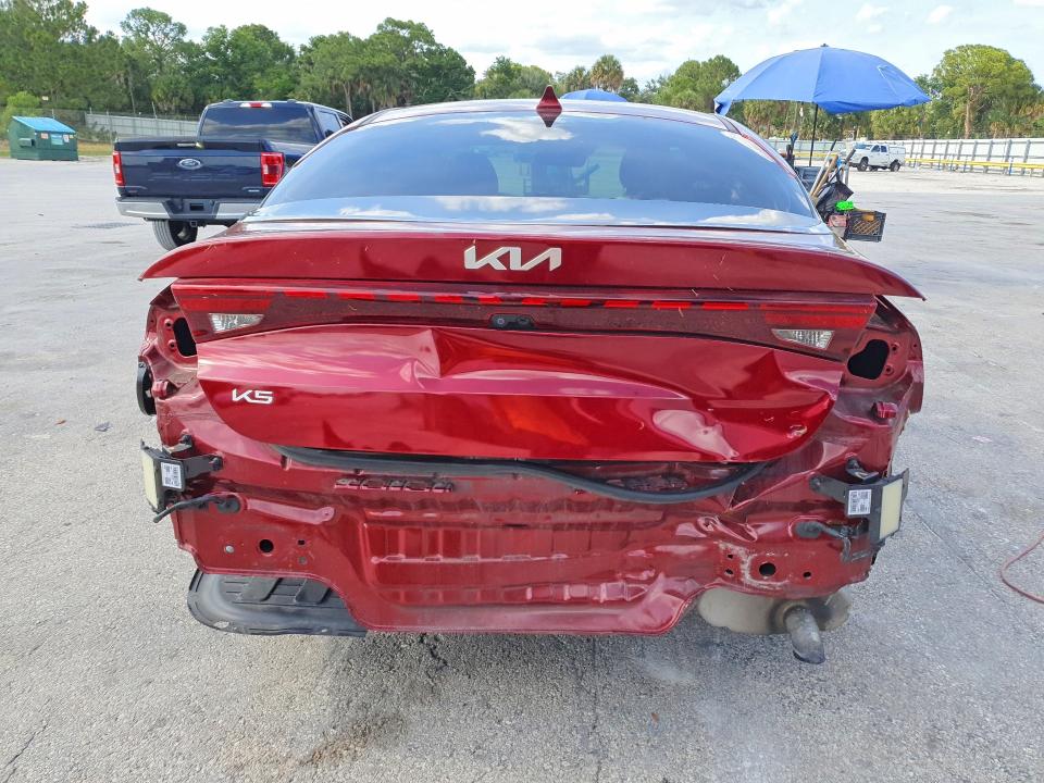 2024 Kia K5 VIN 5XXG14J29RG245992 COPART salvage auction — REAR END, FL, sold $100 on 2026-07-29 (photo 6)