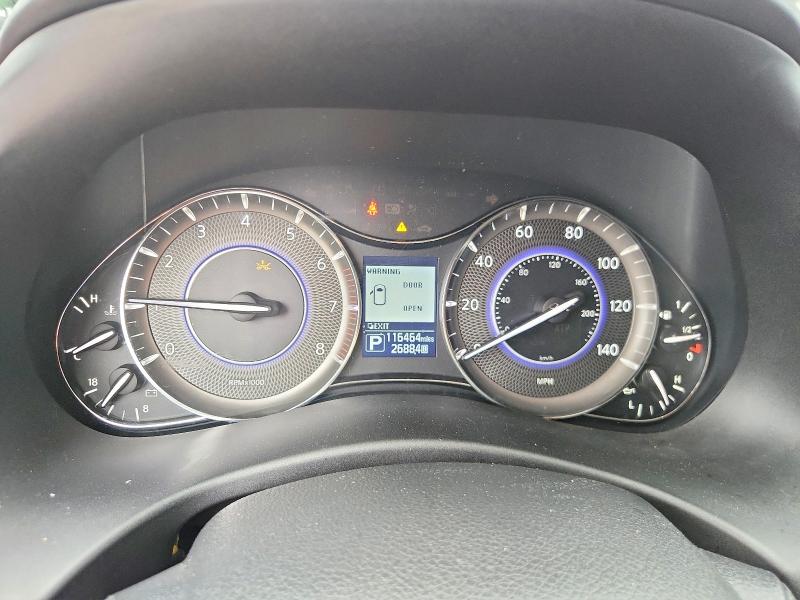 2019 Infiniti VIN JN8AZ2NF6K9684316 COPART salvage auction — FRONT END, Ms - Cert Of Title-Salvaged, sold $7,100 on 2026-07-17 (photo 9)