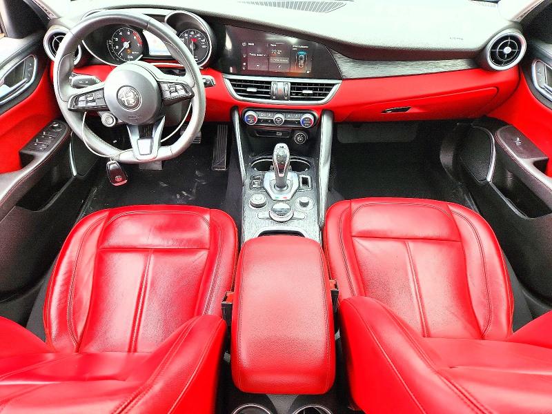 2021 Alfa romeo Giulia VIN ZARFANAN5M7643039 COPART salvage auction — FRONT END, Il - Salvage Certificate, sold $4,050 on 2026-08-03 (photo 8)