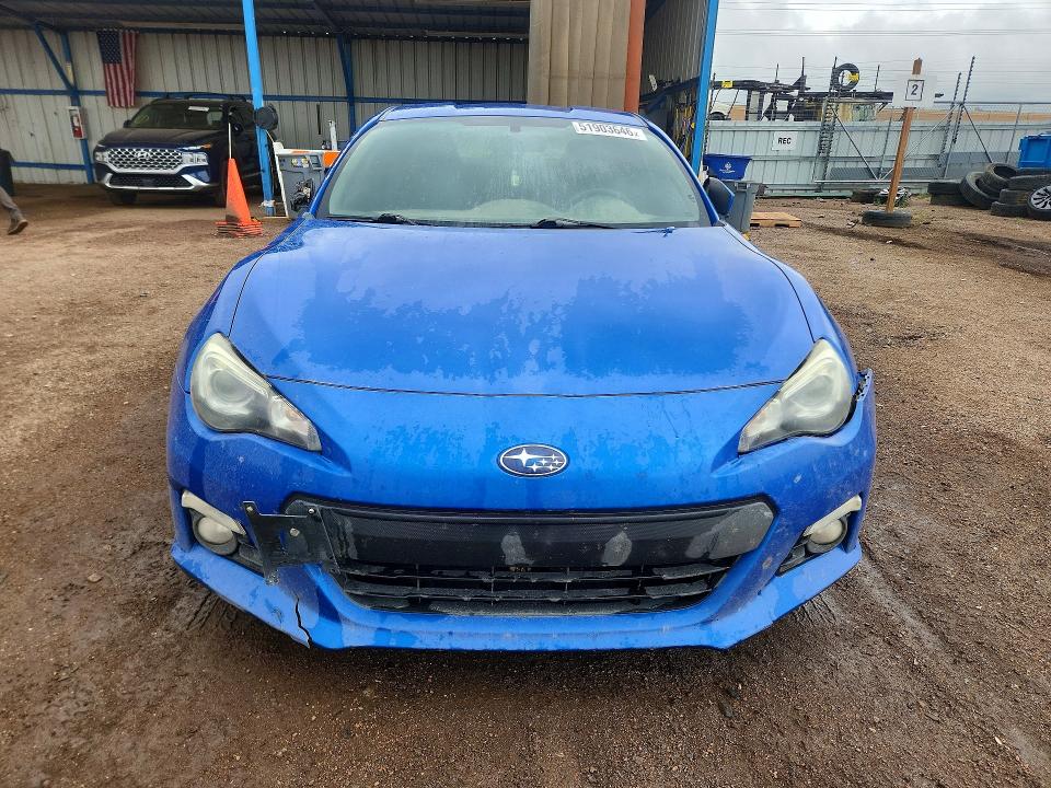 2014 Subaru Brz VIN JF1ZCAC1XE8602332 COPART salvage auction — FRONT END, Co - Salvage Title, sold $1,100 on 2026-07-22 (photo 5)