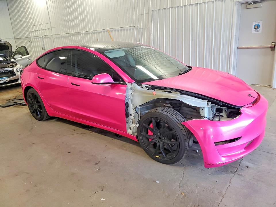 2021 Tesla Model 3 VIN 5YJ3E1EB8MF862405 COPART salvage auction — FRONT END, Mn - Cert Of Title-Salvage, sold $2,700 on 2026-07-21 (photo 4)