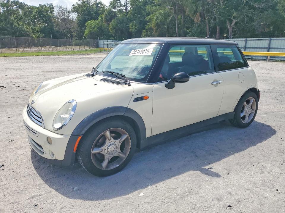 2005 Mini Cooper VIN WMWRC33425TJ66215 COPART salvage auction — MECHANICAL, Fl - Certificate Of Title (P), sold $350 on 2026-07-29 (photo 1)