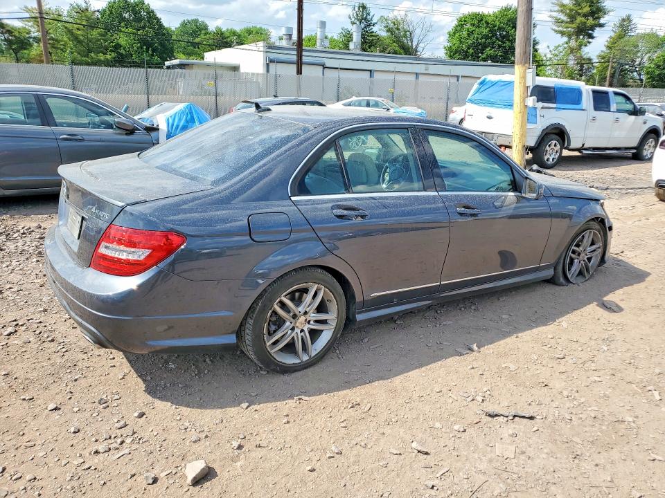 2014 Mercedes-benz VIN WDDGF8AB9ER311561 COPART salvage auction — FRONT END, Pa - Certificate Of Salvage, sold $1,400 on 2026-07-20 (photo 3)