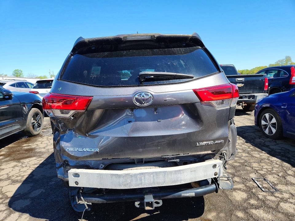2018 Toyota VIN 5TDDZRFH7JS855477 COPART salvage auction — FRONT END, Ct - Cert Of Title-Salvage, sold $10,900 on 2026-07-14 (photo 6)