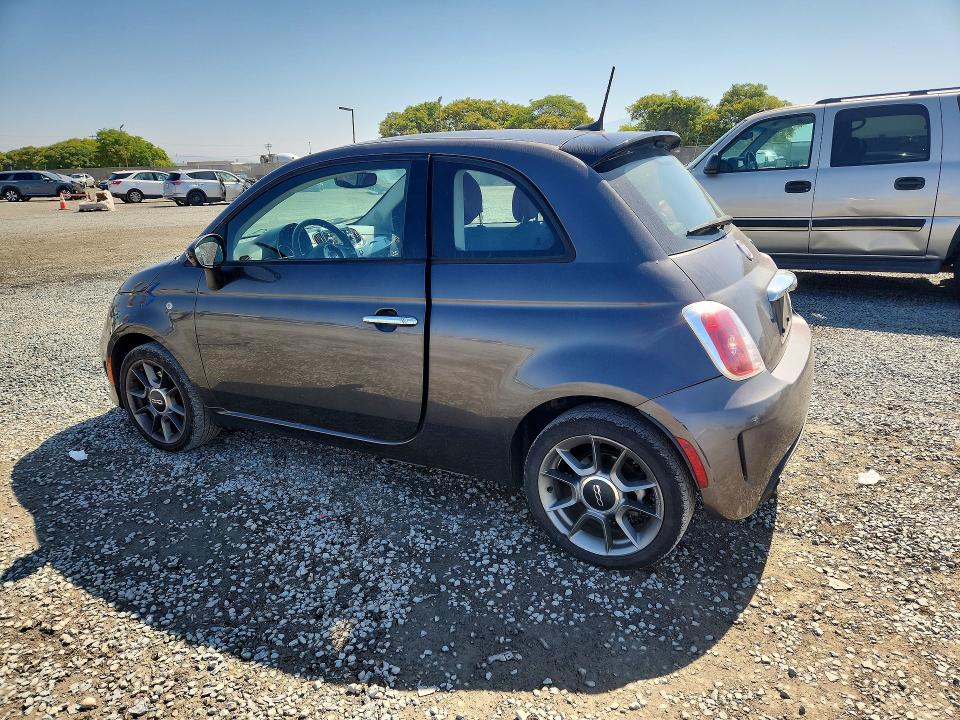 2019 Fiat 500 VIN 3C3CFFKH8KT686395 COPART salvage auction — MINOR DENT/SCRATCHES, Ca - Dis/Dlr/Exp Only Clean Title, sold $1,350 on 2026-07-31 (photo 2)