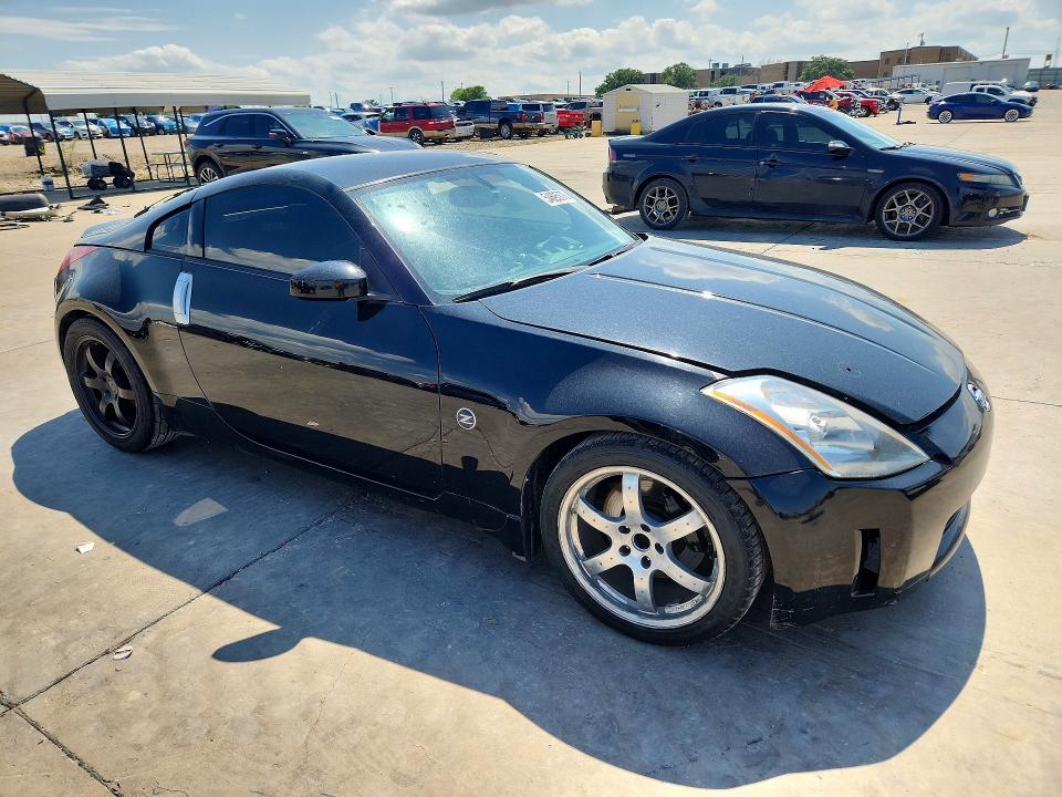 2003 Nissan 350z VIN JN1AZ34D53T105633 COPART salvage auction — REAR END, Tx - Cert Of Title-Rebuilt Salvage, sold $2,350 on 2026-07-09 (photo 4)