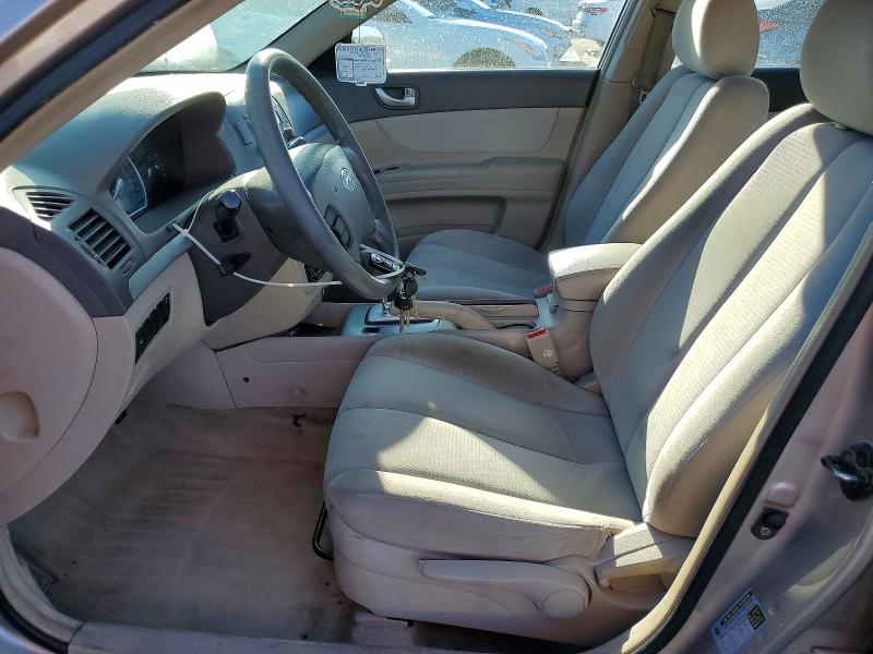 2008 Hyundai Sonata VIN 5NPET46C78H359186 COPART salvage auction — FRONT END, Nv - Salvage Title, sold $500 on 2026-07-08 (photo 7)