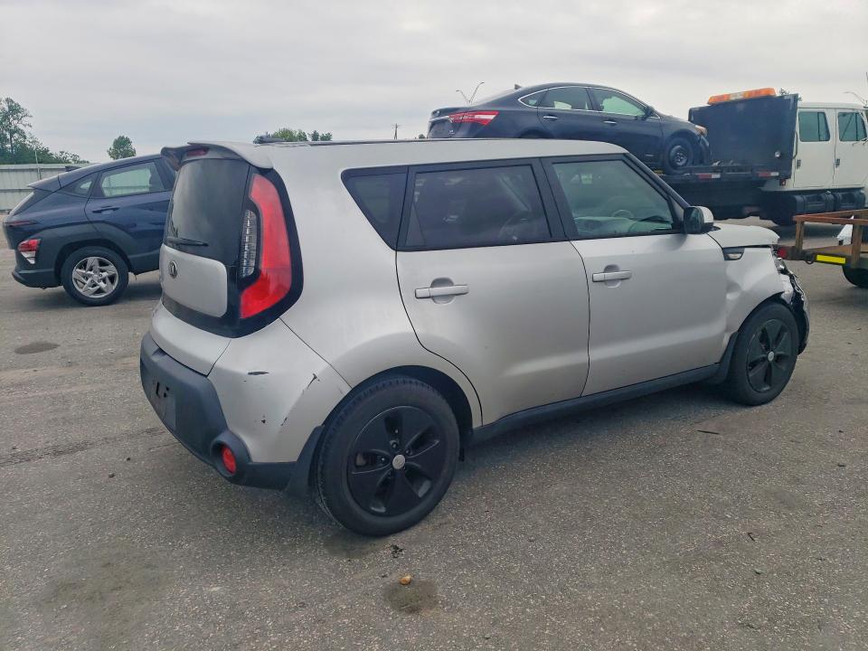 2014 Kia Soul VIN KNDJN2A26E7734206 COPART salvage auction — FRONT END, Nc - Salvage Certificate Of Title, sold $850 on 2026-07-21 (photo 3)