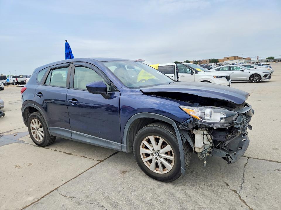 2014 Mazda VIN JM3KE2BE5E0382068 COPART salvage auction — FRONT END, Tx - Cert Of Title-Rebuilt Salvage, sold $550 on 2026-07-09 (photo 4)