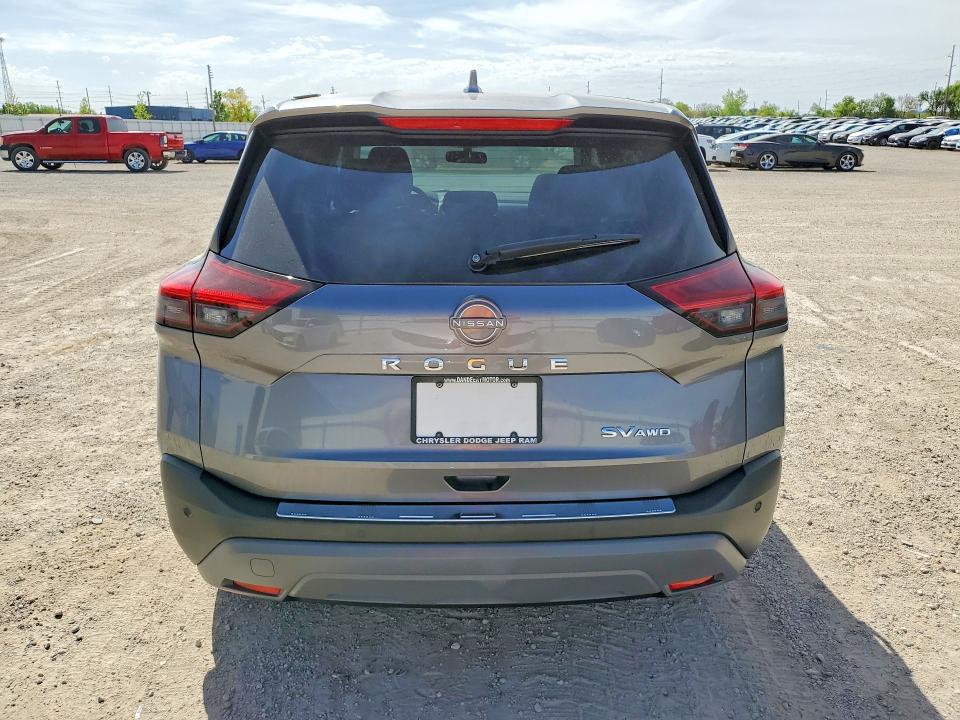2023 Nissan Rogue VIN JN8BT3BB0PW469732 COPART salvage auction — HAIL, Ia - Cert Of Title-Salvage Title, sold $6,500 on 2026-07-22 (photo 6)